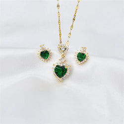 Women Crystal Jewelry Set