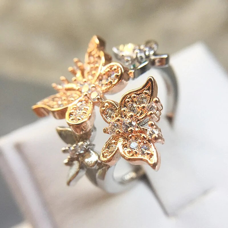 Butterfly Engagement Ring My Store