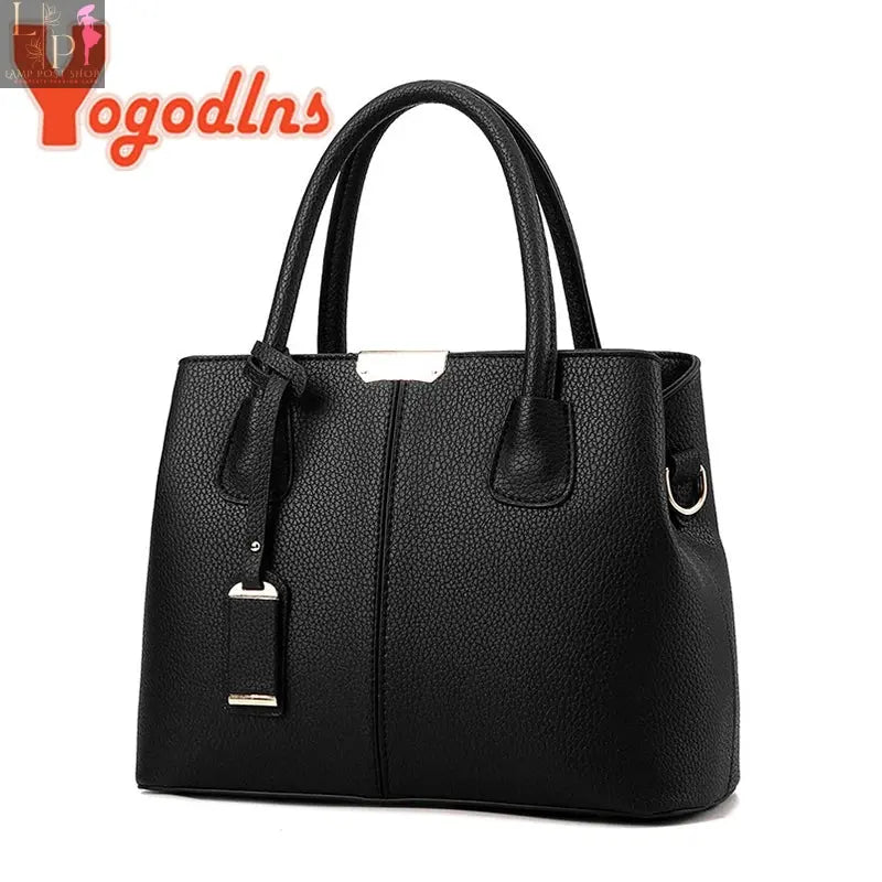 Yogodlns Famous Designer Brand Bags Women Leather Handbags Luxury Ladies Hand Bags Purse Fashion Shoulder Bags My Store