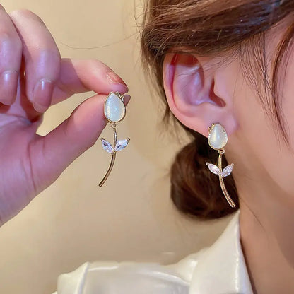 Flower Earrings Set