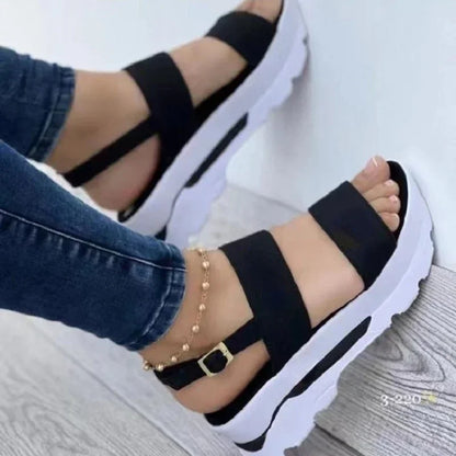 Summer New Women Sandals Lightweight Wedges Shoes Woman Platform Shoes Female Heels Sandalias Mujer Casual Shoes