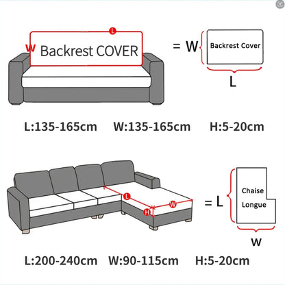 Sofa Cover living room: washable and detachable