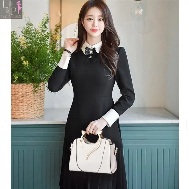 Small Leather Shoulder Bag: White Color My Store