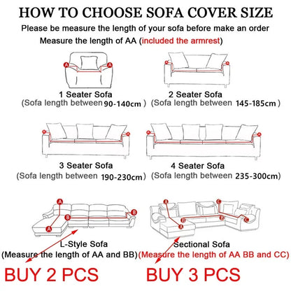 Sofa Cover for Living Room: L-shaped Corner Sofa Cover