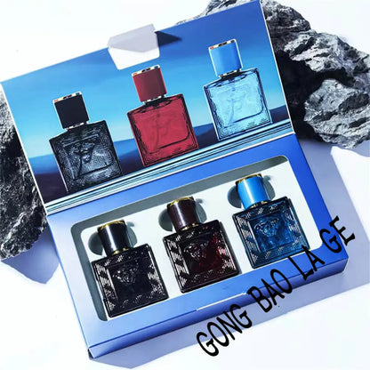 90ml Brand Men's Perfume Gift Box, 3-Piece Set of Charming Men's Colognes with Lasting Fragrance, Designed to Attract, Original Scents for Men