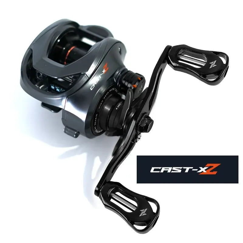 Baitcasting Reel 7.3:1 Hybrid Ceramic Bearing Carbon Fiber Washer Dual Bearing System N52 Brake Fishing Reels