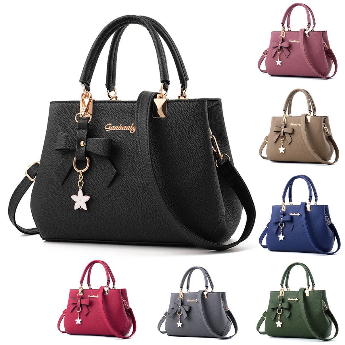 Classic Elegant Handbag, Women's Top Handle Satchel Bag, Crossbody Wallet