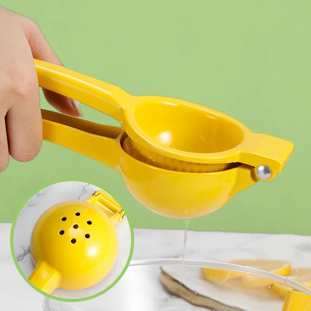 Hand Pressed Lemon Squeezer Aluminum Alloy Hand Pressed Orange Fruit Juicer Portable Practical Kitchen Tools Mini Blender