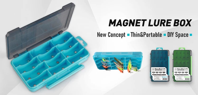 Kingdom Fishing Tackle Box 2 Sizes  Multifunction Tackle Trays Organizer with Removable Dividers Fishing Lure Box