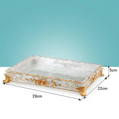 Modern Bath Accessories Set- Bathroom Decoration Accessories- Flower Toothbrush Holder Soap Dispenser Tray Bathroom Supplies Set