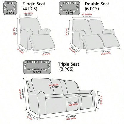 Recliner Sofa Slipcover Couch: Living Room Home Decor