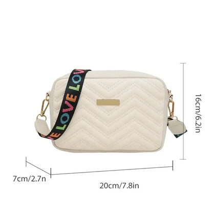 High Quality PU Shoulder Bags for Woman's Handbag Crossbody Casual Messenger Bag Female Cool Shoulder Bags Phone Bag