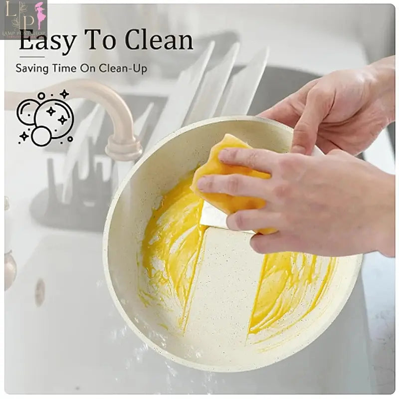 5pcs Non-Stick Cookware Set for Home Kitchen | Aluminum Pot Set Lamp Post