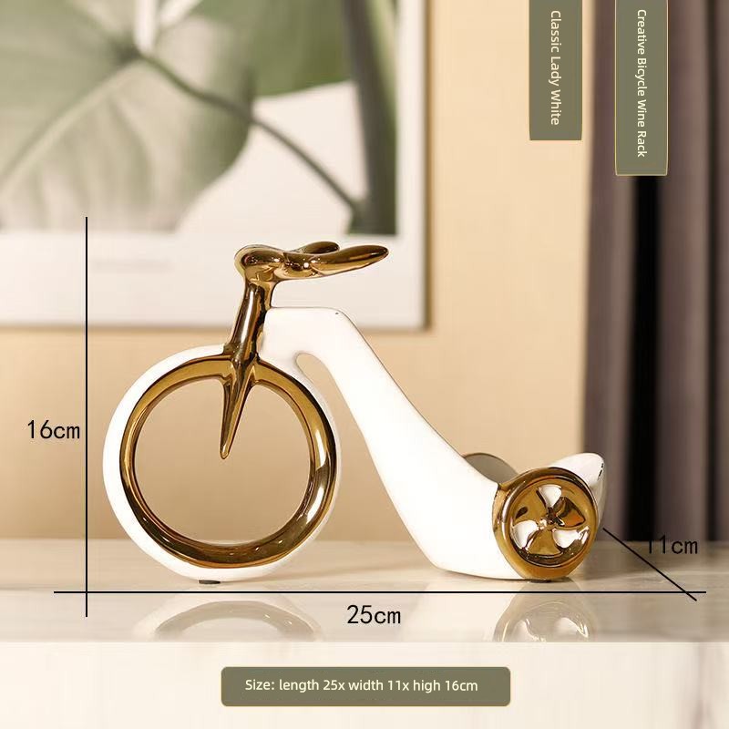 Black Swan Wine Rack Decoration Classy Dining Table Side Wine Cabinet Decoration Red Wine Bottle Shelf Decoration