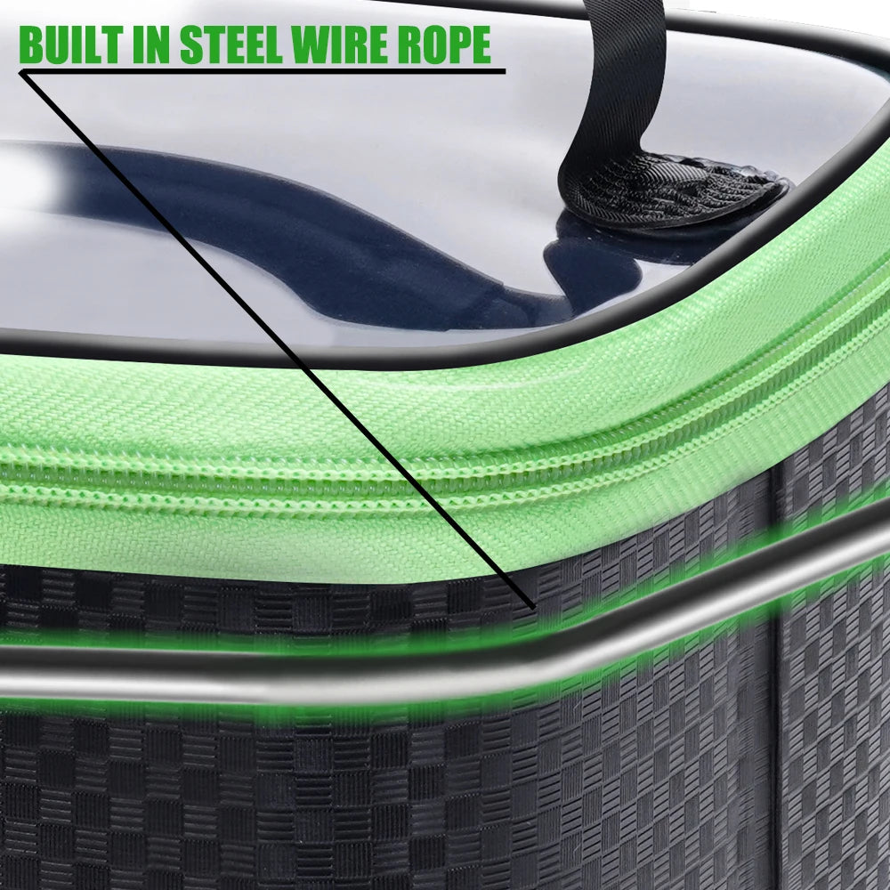 Lamp Post waterproof fishing gear box with handle, designed for storing live fish, floats, and fishing accessories.