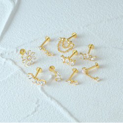 Pierced Stud Earring for Women: Earring Party Gift