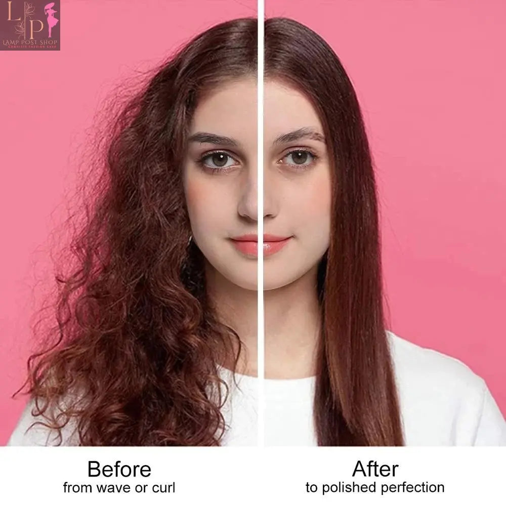 Heating Comb Straightener Hair Comb Hair Straightener Dryer and Straightening Brush Electric Comb Brush One Step Salon Hair Lamp Post