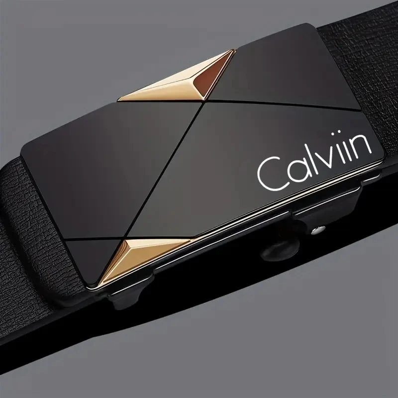 Stylish Men's PU Leather Belt - Fashion Belts for Daily Life Men Luxury Brand Belt
