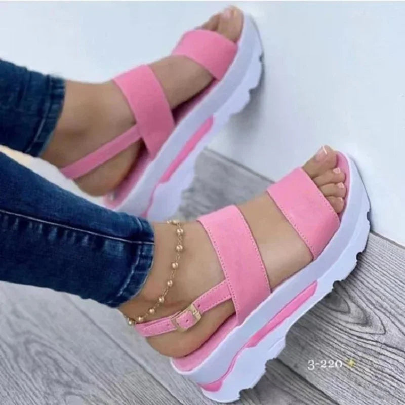 Summer New Women Sandals Lightweight Wedges Shoes Woman Platform Shoes Female Heels Sandalias Mujer Casual Shoes