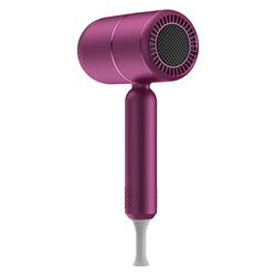 Quality Portable Purple Ionic Hair Dryer - Professional Salon Styling Appliance with Diffuser for Curly-Haired Women