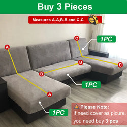 Sofa Cover for Living Room: L Shaped Corner Sofa Cover