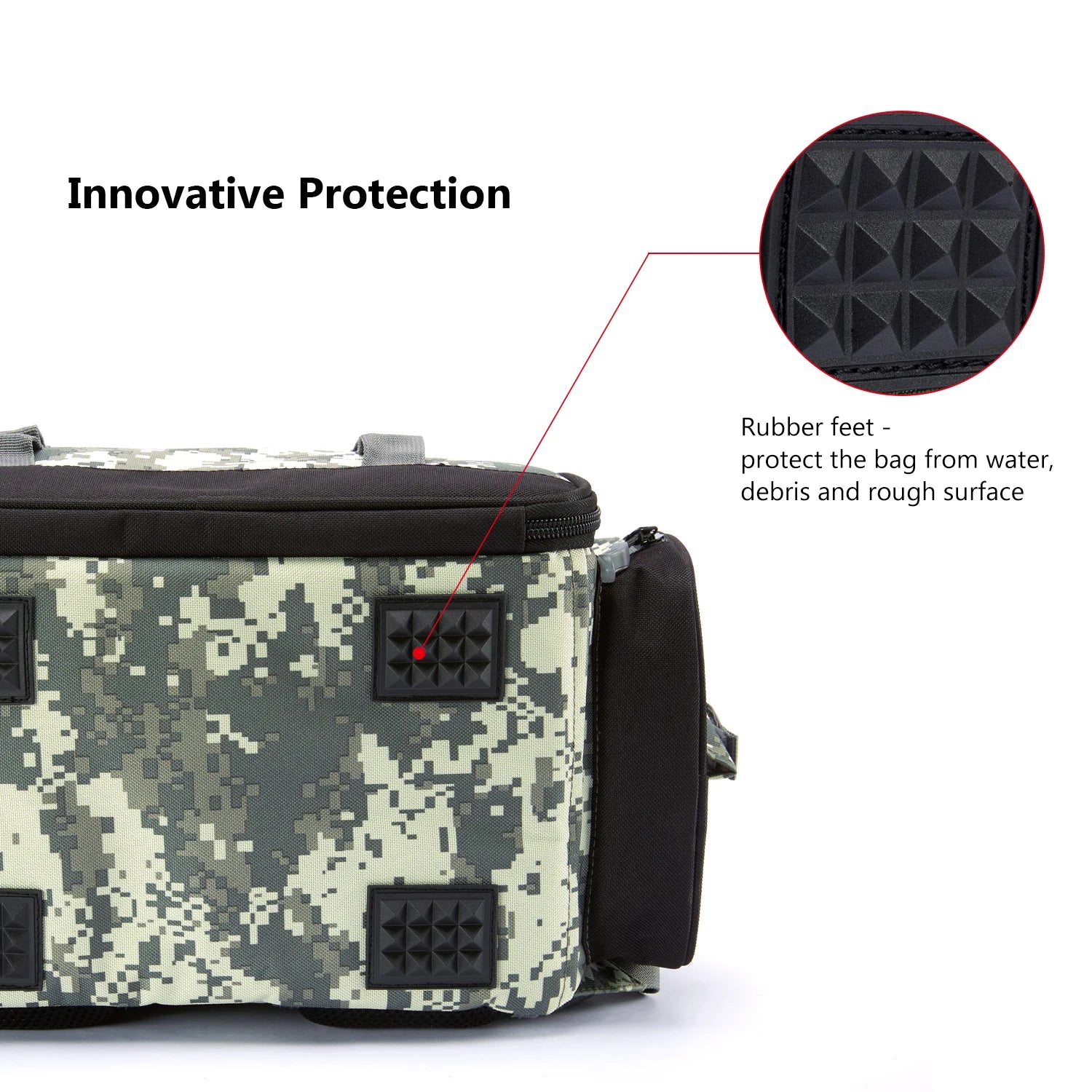 Lightweight Lamp Post fishing tackle backpack with multiple compartments, tactical design, and multifunctional storage for anglers.
