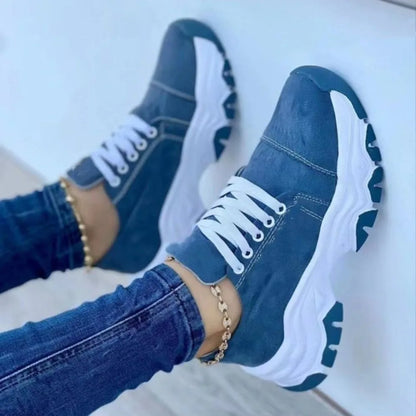 Sneakers Women Shoes 2023 Canvas Shoe Casual Women Sport Shoes Flat Lace-Up Adult Zapatillas Mujer