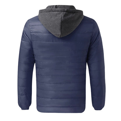 Men's Winter Warm Hooded Zipper Jacket