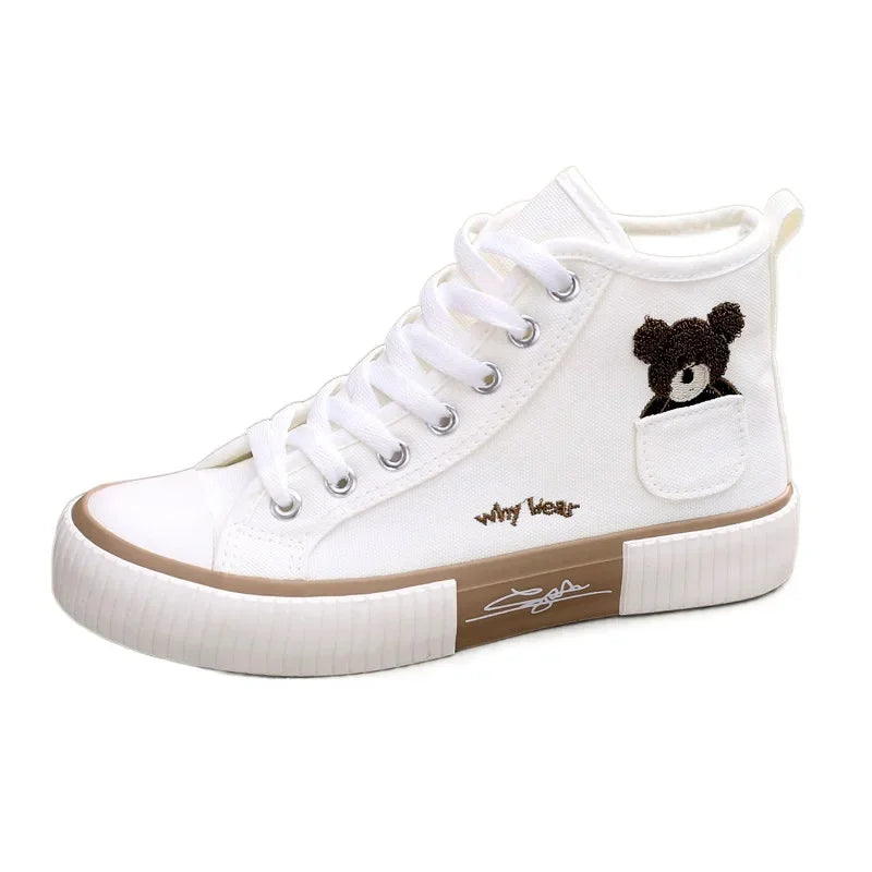 Women Sneakers Brand Sport Shoes for Woman Casual Vulcanized Shoe Flats High Top