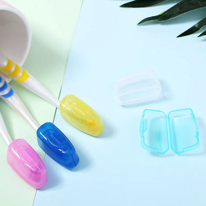 Portable Toothbrush Cover Holder: Toothbrushes Protector Case Box for Bathroom