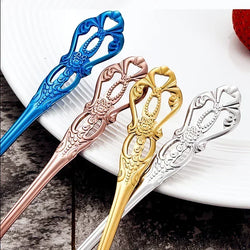 Golden Stainless Steel Cutlery Set: Complete Tableware Set