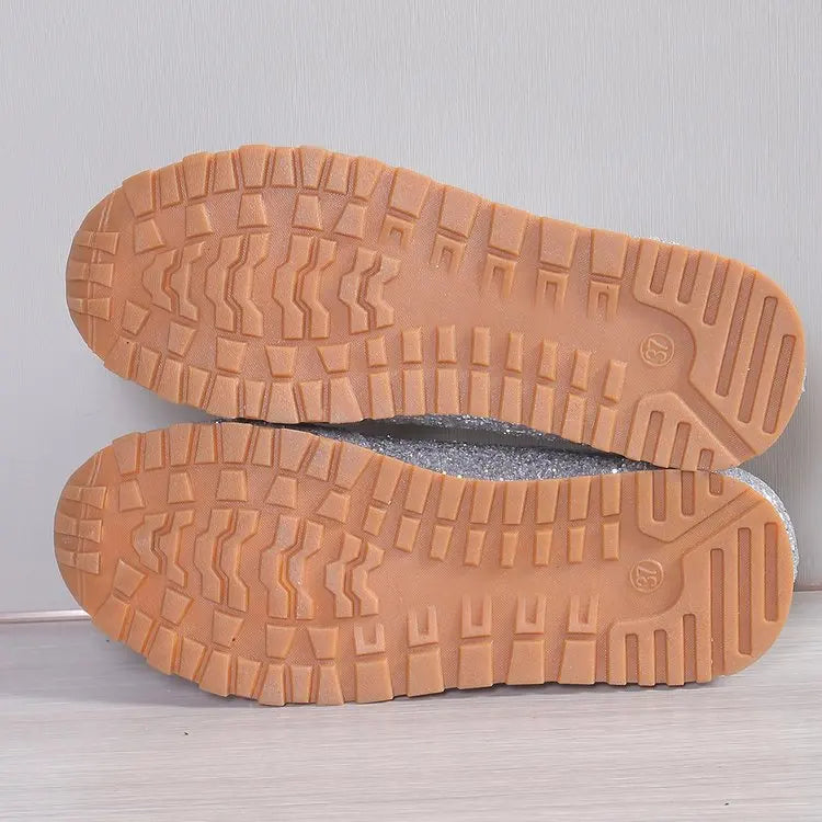 Spring and Autumn Sports Shoes Fashion Casual Golden Comfortable, Lightweight Women's Shoes 2025 Women's