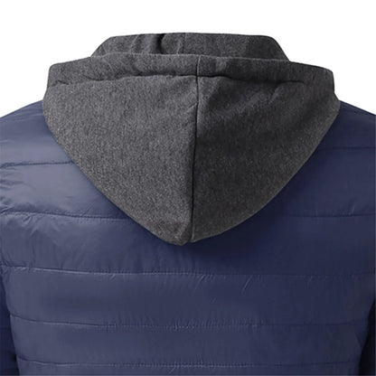 Men's Winter Warm Hooded Zipper Jacket