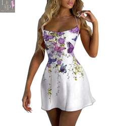 Women Night Dress Elegant Backless Strapless Dresses Lamp Post