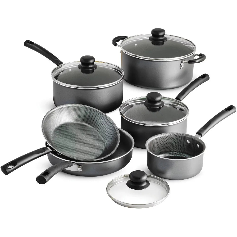 10 Piece Pots and Pans Set for Kitchen Accessories Lamp Post