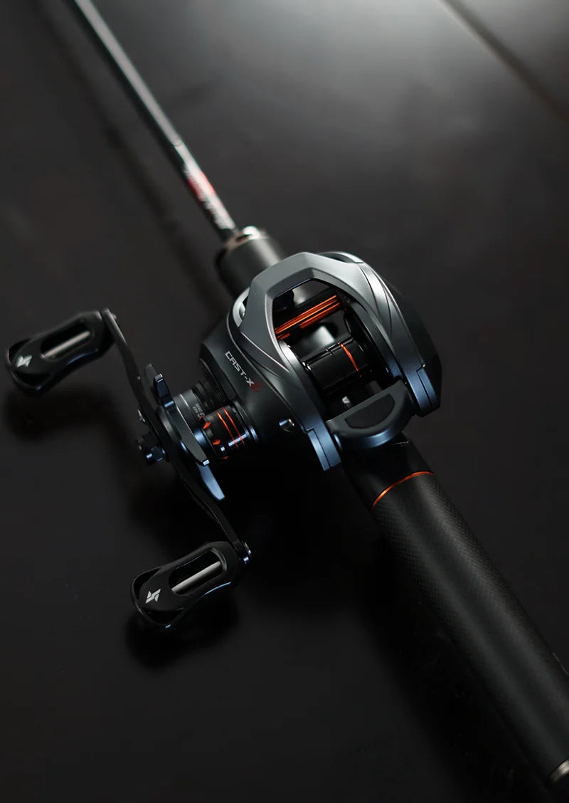 Baitcasting Reel 7.3:1 Hybrid Ceramic Bearing Carbon Fiber Washer Dual Bearing System N52 Brake Fishing Reels