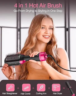 Straight Curly Professional Hair Dryers 4 In 1