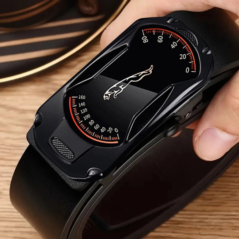 Stylish Men's PU Leather Belt - Fashion Belts for Daily Life Men Luxury Brand Belt