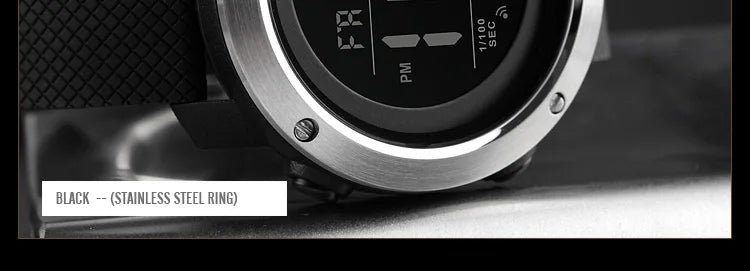 Men's Fashion Digital Watch – Waterproof Sports Watch with Alarm