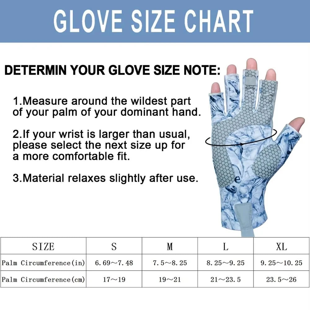Riverruns Fingerless Fishing Gloves Are Designed for Men and Women Fishing, Boating, Kayaking, Hiking, Running