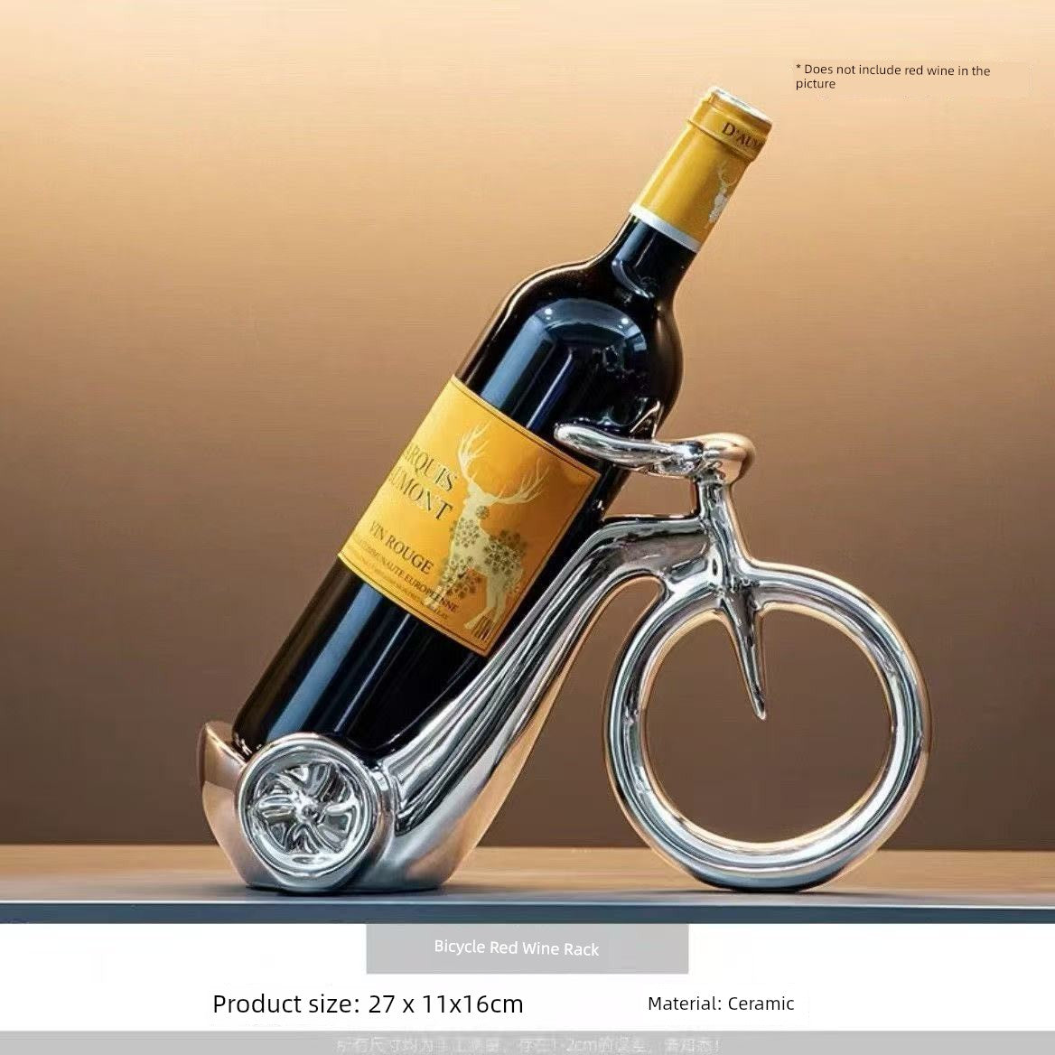 Black Swan Wine Rack Decoration Classy Dining Table Side Wine Cabinet Decoration Red Wine Bottle Shelf Decoration