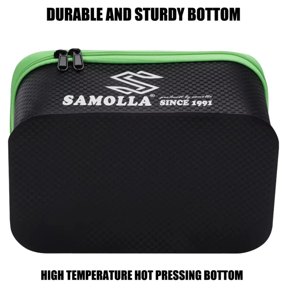 Lamp Post waterproof fishing box bag with live fish bucket, gear storage, and float compartments for fishing accessories.