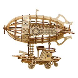 DIY Office Desk Decor- Wood Building Kit -Wooden Model Kits- DIY Desktop Ornaments Carousel for Home Office