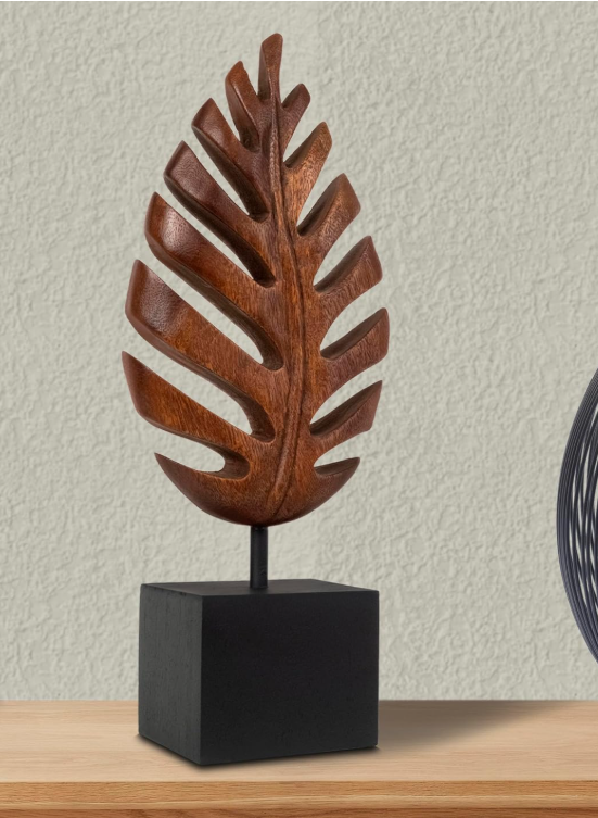 Wooden Tree Sculpture Decor – Handcrafted Tree of Life for Tabletop