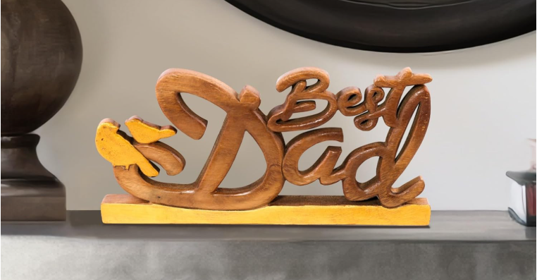 Wooden Tree Sculpture Decor – Handcrafted Tree of Life for Tabletop