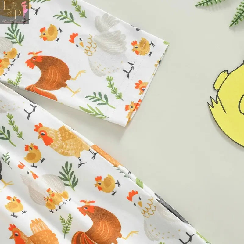 Girls Dress Long Sleeve Thanksgiving Dress 6M-6Y Kids Lamp Post