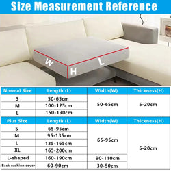 Sofa Seat Cushion Cover for Living Room: Furniture Protector L-shape Corner Sofa Cover