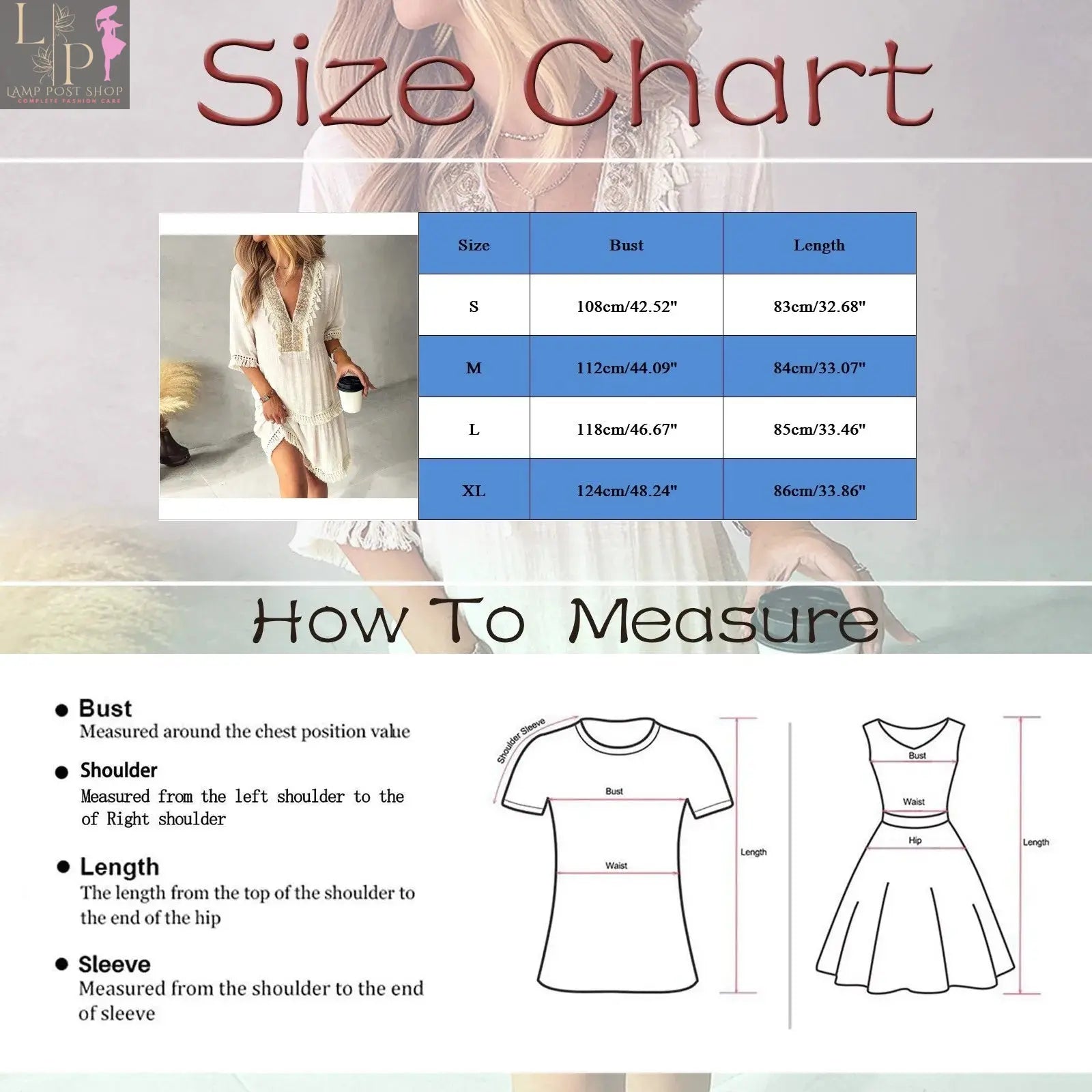 Boho Women's Clothing Lamp Post