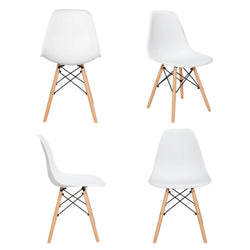 Dining Chairs Set of 4 with Solid Wood Leg