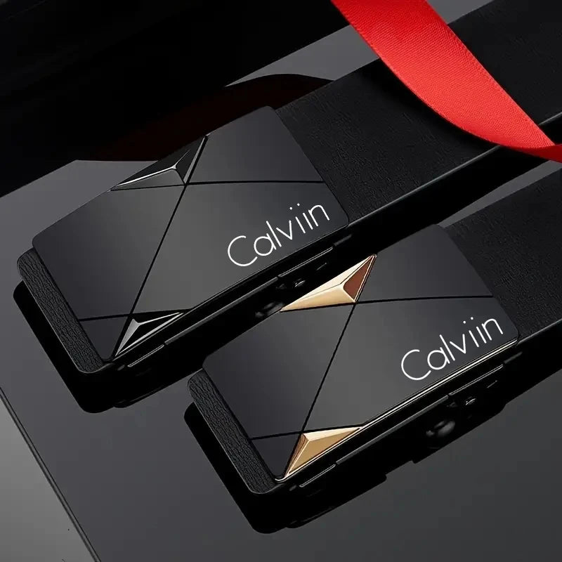 Stylish Men's PU Leather Belt - Fashion Belts for Daily Life Men Luxury Brand Belt